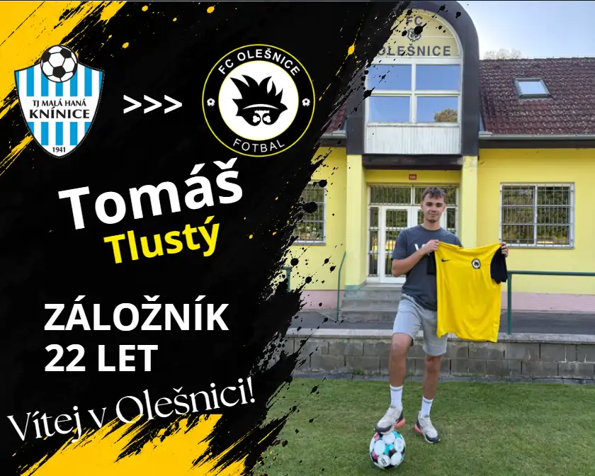 PODPIS |  Představujeme novou posilu: Do Olešnice přichází Tomáš Tlustý!