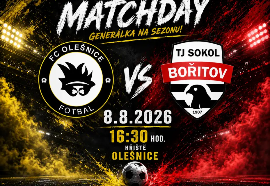 POZVÁNKA | V generálce na sezonu vyzveme Bořitov