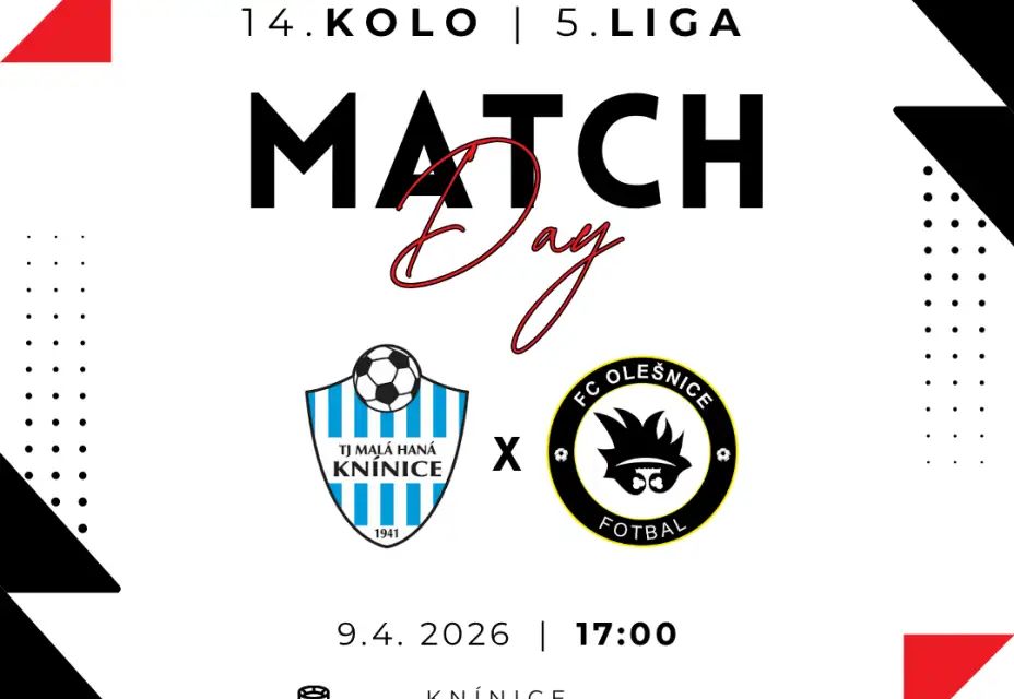 POZVÁNKA MLÁDEŽ | Žáci zajíždí v rámci 14.kola na hřiště do Knínic