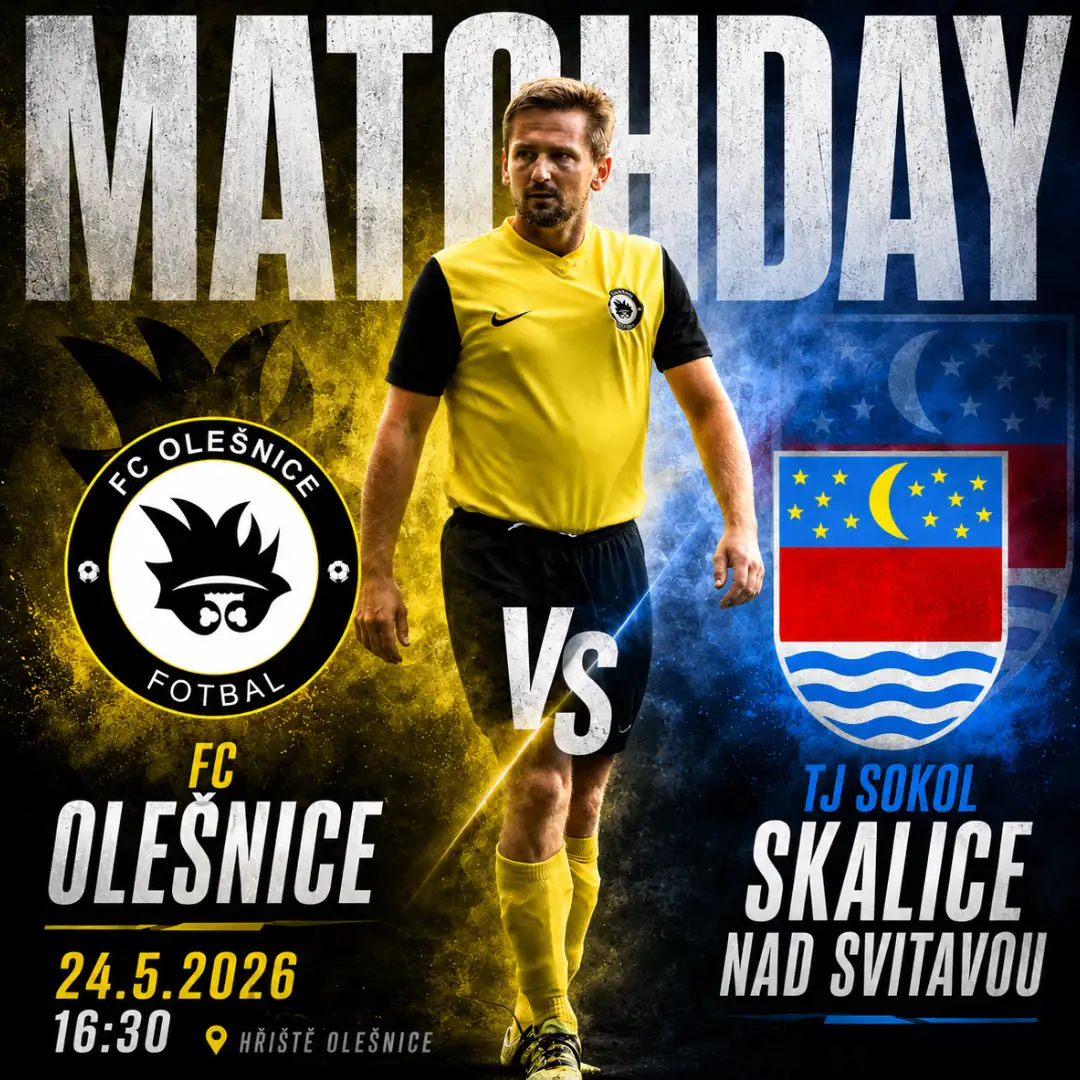 POZVÁNKA |  Olešnické fotbalisty čeká anglický týden