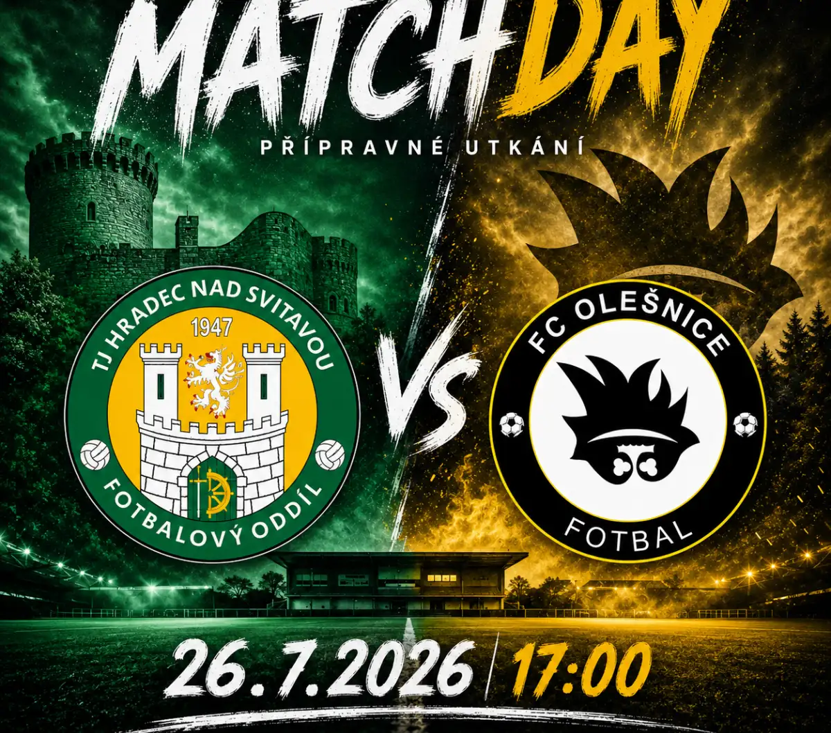 POZVÁNKA | V neděli nás čeká první přípravné utkání!