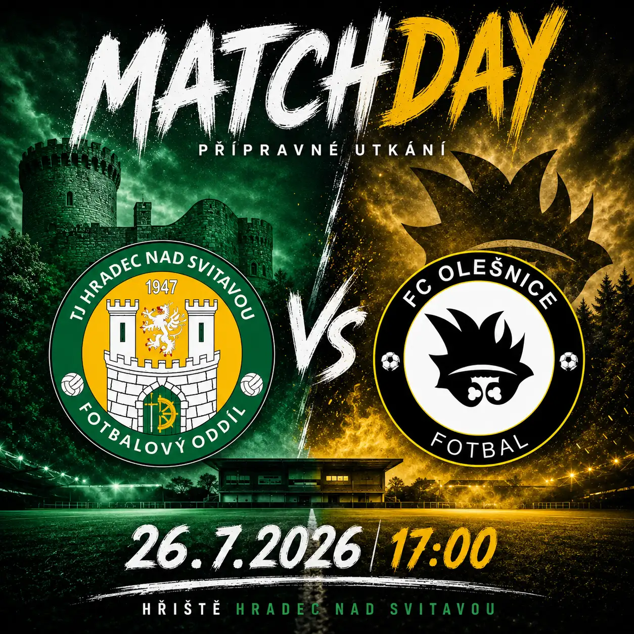 POZVÁNKA | V neděli nás čeká první přípravné utkání!